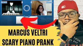 First Time Hearing Marcus Veltri Spooky Ghost Piano Prank On omegle REACTION [upl. by Uokes833]