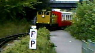 Einfahrt der Berliner Parkeisenbahn Wuhlheide S [upl. by Adnima374]