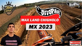 Max Land Mx Chignolo Po new track  30 settembre 2023 in 4K motocross dirtbike gopro [upl. by Heddi]