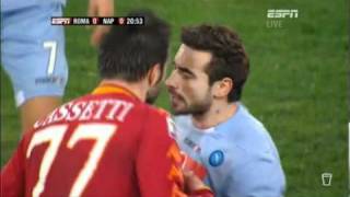 Spintoni tra Lavezzi e Cassatti [upl. by Annoled]