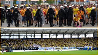 KIBICE Motor Lublin  Korona Kielce 04082024 TRYBUNY [upl. by Dabbs392]