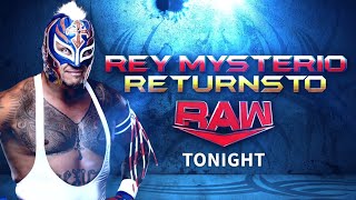 Rey Mysterio Returns to RAW Full Segment [upl. by Wong]