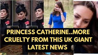 CRUELTY TO CATHERINE FROM THE UK GIANT  WHY LATEST NEWS katemiddleton PRINCESSOFWALES royal [upl. by Icyac102]