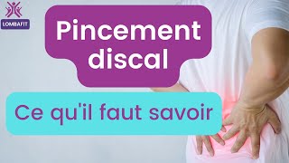 Pincement discal  Symptômes et traitement [upl. by Noseyt943]