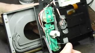 Limit switches cleaning and belt replacement in Sony CDP338ESD  special request video for Arthur [upl. by Adliw]