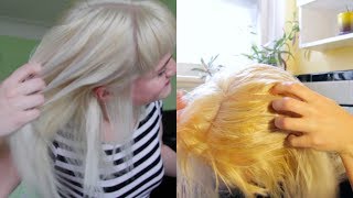 White Hair Tutorial Wella T18 Toner [upl. by Romanas]