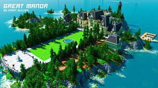 Great Manor  Minecraft map  Download  Full Interior [upl. by Borek]