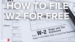 Tax season W2 forms and how to file for free online [upl. by Ohs]