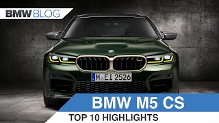 BMW M5 CS  Top 10 Things To Know [upl. by Zosima]