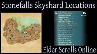 Stonefalls Skyshard Locations Elder Scrolls Online ESO [upl. by Horn268]