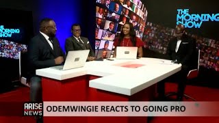 Sports Segment Odemwingie Reacts to Going Pro [upl. by Swanson]