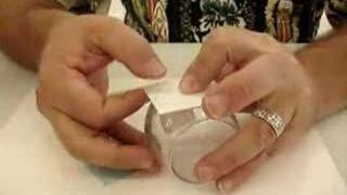 Glass Etching Tutorial How to Etch Glass  step 1 of 4 [upl. by Earej]