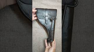 The Immaculate Restoration of an 85YearOld Leather Holster [upl. by Laefar]