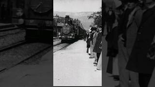 The Arrival of a Train at La Ciotat Station 1895 amp 1897 Lumière Brothers historicaltidbits [upl. by Litt311]