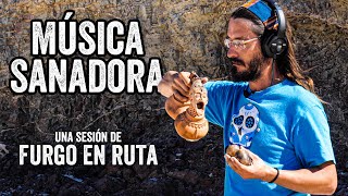 MÚSICA SANADORA con instrumentos ancestrales y cuenco tibetano  Viento Astral x Furgo en ruta 741Hz [upl. by Alida]