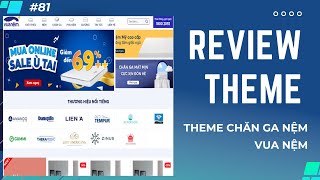 Review theme Vua Nệm Theme flatsome rẻ đẹp khanhducnet [upl. by Gord841]