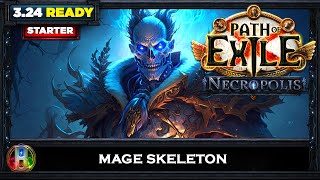 PoE 324 LEAGUE STARTER  MAGE SKELETONS GUARDIAN  PATH OF EXILE NECROPOLIS  POE BUILDS [upl. by Frulla]