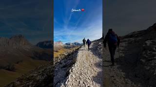 Antermoia Italy travel nature mountainadventure beautiful hikingheaven [upl. by Anuaf]