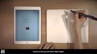 Moleskine Smart Writing Set tutorial [upl. by Esma]