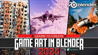 Cutting Edge Blender Game Art Course Bundle  Even Blender 42 Simulation Nodes [upl. by Eicyaj587]