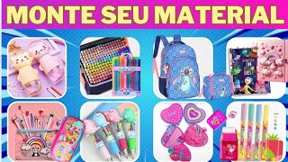 🎒📚 MONTE SEU MATERIAL ESCOLAR ✏️ Jogo das Escolhas [upl. by Llehsad879]