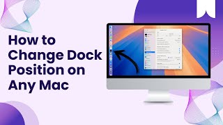 How to Change Dock Position on Mac [upl. by Denver]