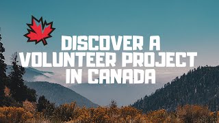 Discover a volunteer project in Canada 🍁 [upl. by Seuqram180]