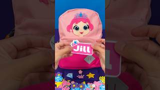 Easy kids backpack decoration DIY 📚🎨 School Days jill nurseryrhymes kids diy crafts [upl. by Aleunam]