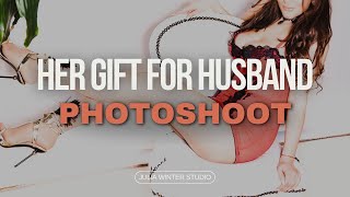 Gift boudoir photography for her husband Studio Couples photoshootstudio in London [upl. by Japheth192]