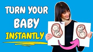 How to naturally turn a breech baby INSTANTLY with breech baby turning exercises and moxibustion [upl. by Arri270]