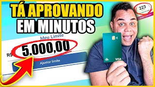 🔥ATUALIZADO HOJE ESSE Cartão de Crédito APROVA GERAL com LIMITE de até 5MIL até NEGATIVADOS💳 [upl. by Nnahs]