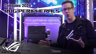 Checking out the ROG peripherals  Computex 2024  ROG [upl. by Noraj]