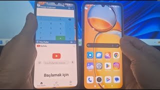 Redmi 13C ekran bölme nasıl yapılır [upl. by Ocinemod]