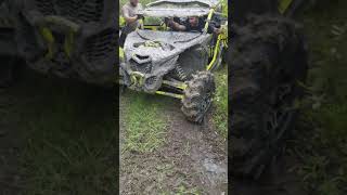 Can Am X3 XMR hitting a mud hole [upl. by Small]