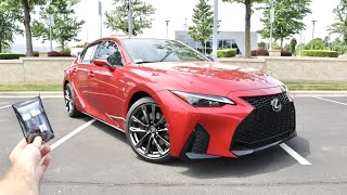 2022 Lexus IS 350 F Sport Start Up Exhaust Test Drive POV and Review [upl. by Cody892]