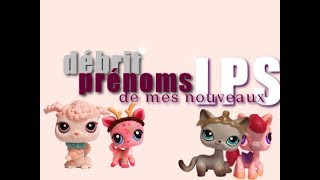 6 DEBRIF prénoms de mes nvx LPS [upl. by Aleedis]