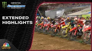 Supercross 2024 EXTENDED HIGHLIGHTS Round 12 in St Louis  33024  Motorsports on NBC [upl. by Belford]