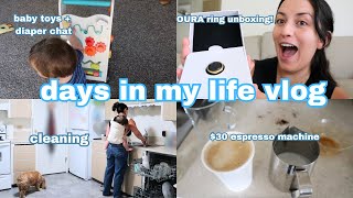 VLOG unboxing my OURA ring switching from kirkland diapers  the best 30 facebook find [upl. by Higley969]