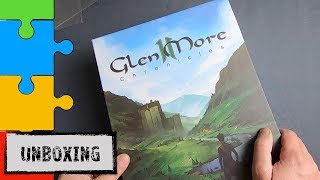 Unboxing  GlenMore II  Chronicles Funtails 2019  Inkl Tipps zum Einräumen [upl. by Cosme]