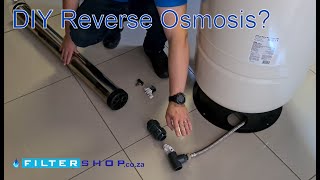 DIY 4040 RO Membrane Setup With Pressure Tank [upl. by Jemine]