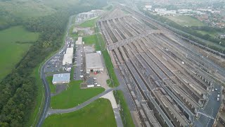 EUROTUNNEL TERMINAL FOLKESTONE WHITE HORSE [upl. by Assirk871]