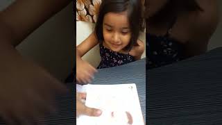 V11 Ye activity ke help se Avika ne learn kia Body parts ke name 🥳🥰 viralvideo vlog learning [upl. by Eyt]