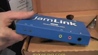 Jamlink at NAMM 2010  MikesGigTV [upl. by Anstus398]