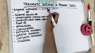 traumatic injuries in pediatric dentistry [upl. by Mirabelle]