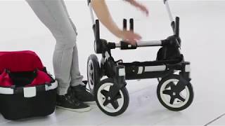 Compact fold  Bugaboo Donkey Twin [upl. by Airdnaz61]