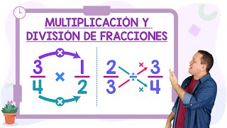 Multiplicación y división de fracciones  Fácil [upl. by Ayit697]