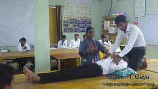 Artificial Respiration  Sylvester Method Electrician Training Sujan ITI Best ITI in Bihar Gaya [upl. by Adanama]