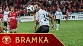 Widzew Łódź  Gryf Wejherowo 01  Bramka Dawida Rogalskiego [upl. by Edwina]