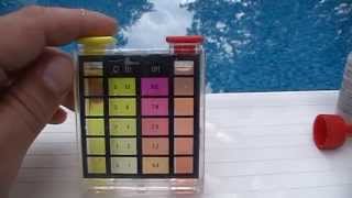 How To Test Swimming Pool Water Chlorine and PH Level With Test Kit [upl. by Ylremik]