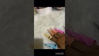 Fake paper nails shortsfeed youtubesearch 5mintcraft diy craft cartoon [upl. by Kellda]